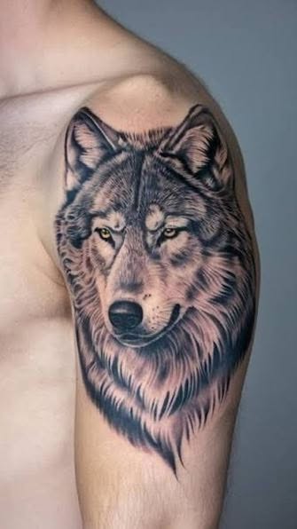 tatouage_loup